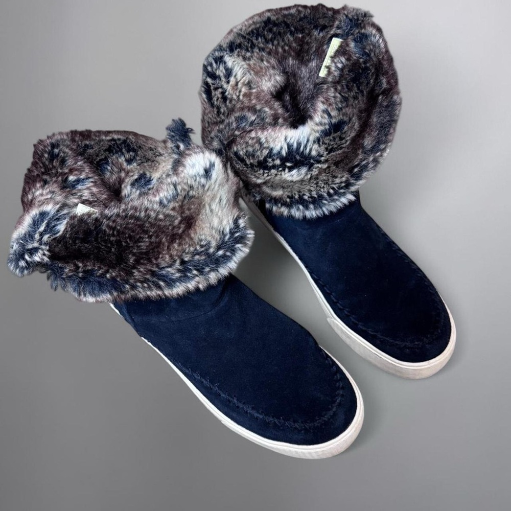 Toms Black Faux-Fur-Lined Boots - Picture 5 of 8